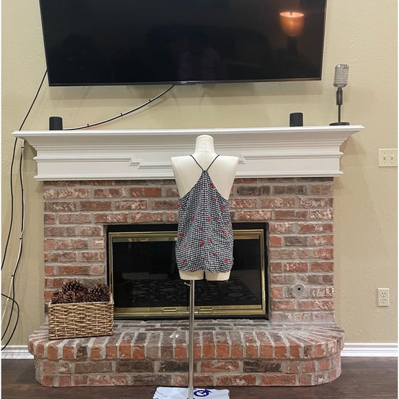 SOLD Vintage Y2K checkered cherry print spaghetti strap tank top / S / EUC - Picture 9 of 9